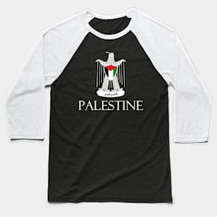 Palestine - Coat of Arms Design Baseball T-Shirt